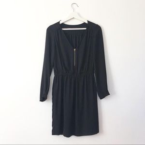 Zara Long sleeve little black dress LBD